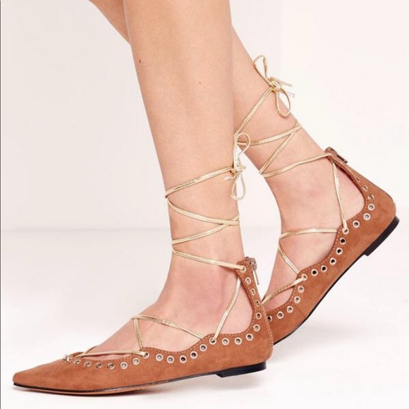 strappy flat shoes